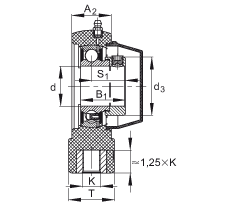 PTUE20-TV-FA125.5軸承
