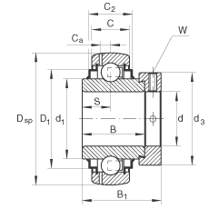 GE40-KRR-B-FA164軸承